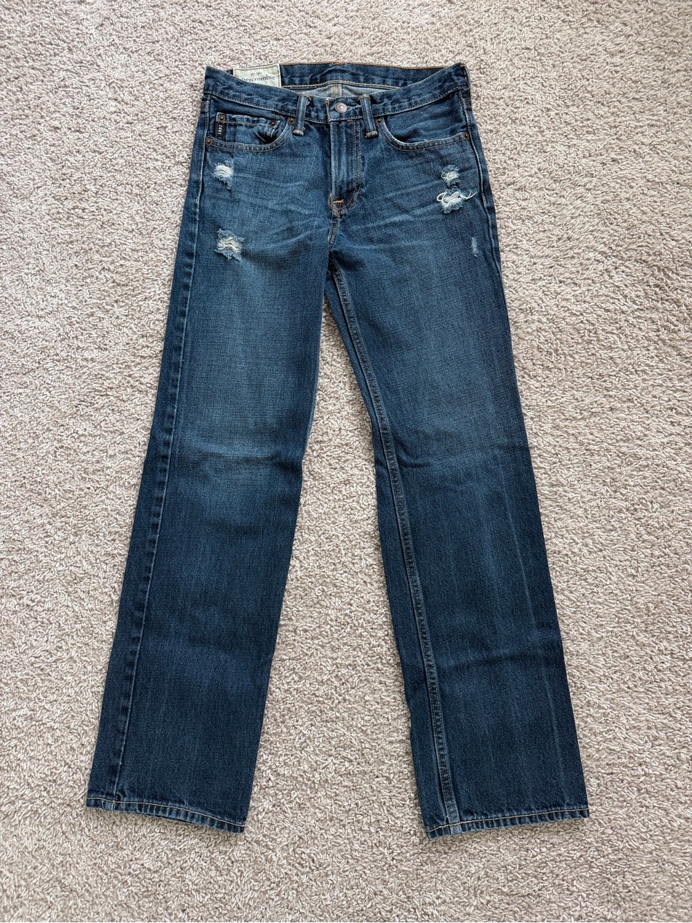 Abercrombie kids dark wash denim jeans